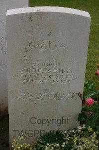 Lillers Communal Cemetery - Abdullah, 